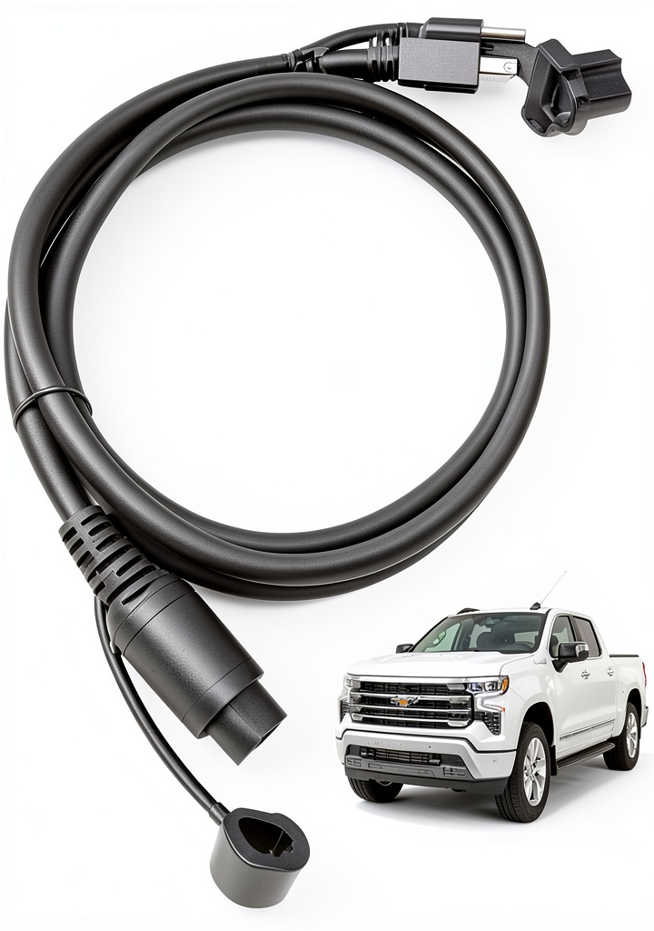 IXMGA heater cable installed in a Chevrolet Silverado engine bay