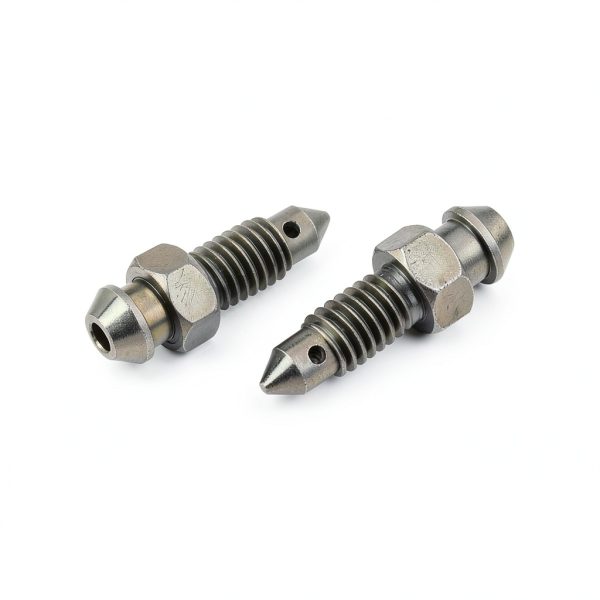 ABSOPRO M6x1mm Banjo Bleeder Screw Metal Brake-2