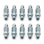 Disc Brake Bleeder Screw Treated Steel Silver KarParts360-0