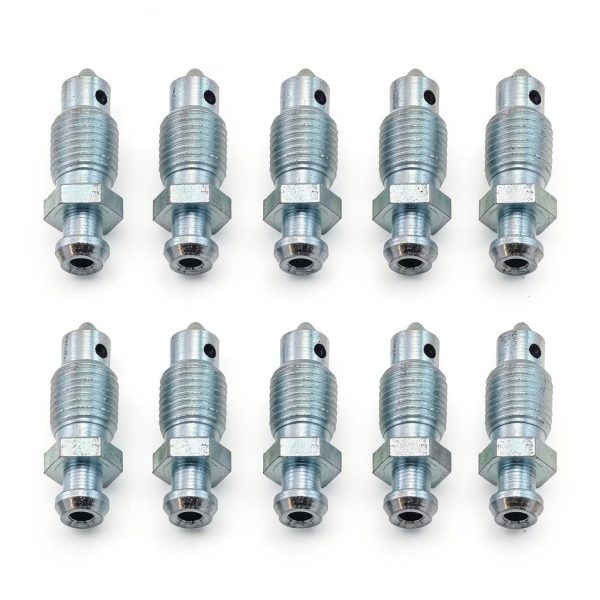 Disc Brake Bleeder Screw Treated Steel Silver KarParts360-0