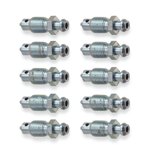 Disc Brake Bleeder Screw Treated Steel Silver KarParts360-2