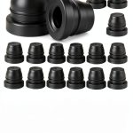 Rebvugr Car Brake Bleeder Screw Caps High-Quality Rubber-0