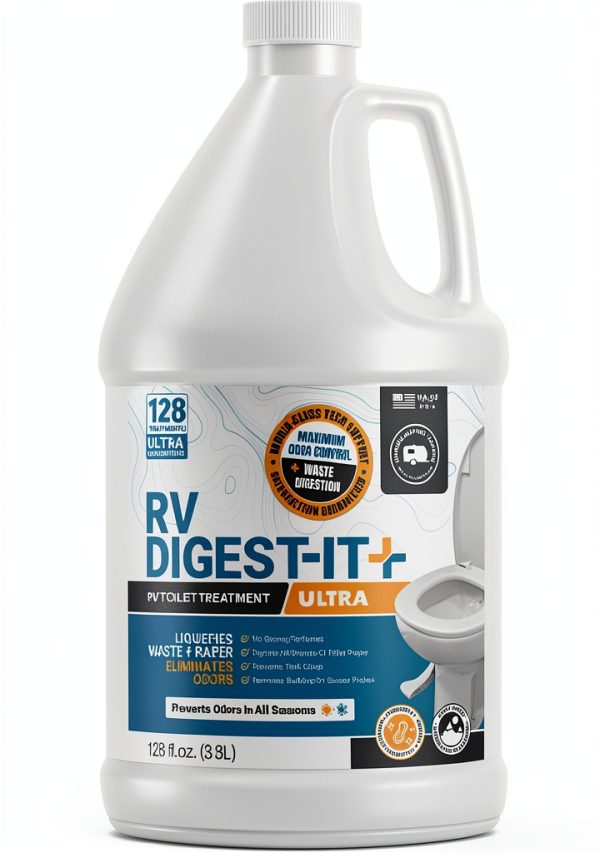 Unique RV Digest-It Plus Ultra-Concentrated Tank Treatment 128oz-0