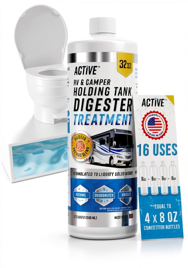 ACTIVE RV Black Tank Treatment 32oz Concentrated Liquid Enzyme Cleaner-0
