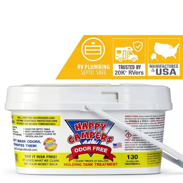 Happy Campers RV Tank Treatment HC-130 Concentrated Odor Control-1