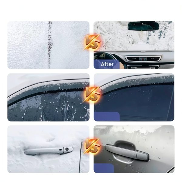 3pcs 2026 New Solar Antifreeze Electromagnetic Car Snow Removal Device, Car Interference Antifreeze Instrument, Portable Car Defroster Snow Removal Device-5