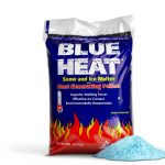 Blue Heat 2 Pack Ice Melt Pellets Calcium Blend Deicer 50 lb-0