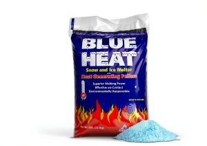 Blue Heat 2 Pack Ice Melt Pellets Calcium Blend Deicer 50 lb-0